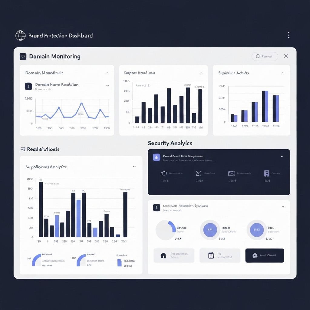 Brand protection solution dashboard